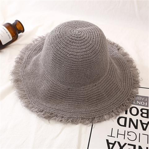 BK00018 Large Brim Ull Brim Pustende Dame bøttehatt