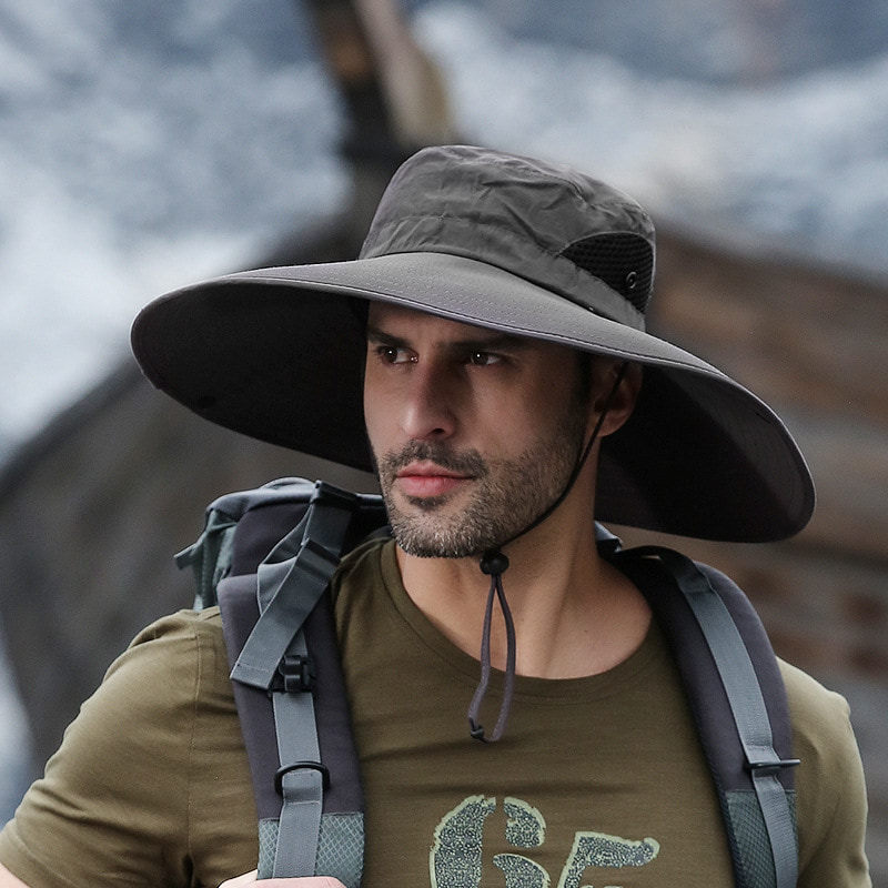 BK00028 Solkrem Big Eaves Hat, Vanntett, Hurtigtørkende Bucket Hat BK00028 Solkrem Big Eaves Hat, Vanntett, Hurtigtørkende Bucket Hat