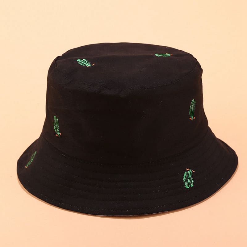 BK00058 Kaktusbrodert dobbeltsidig bøttehatt