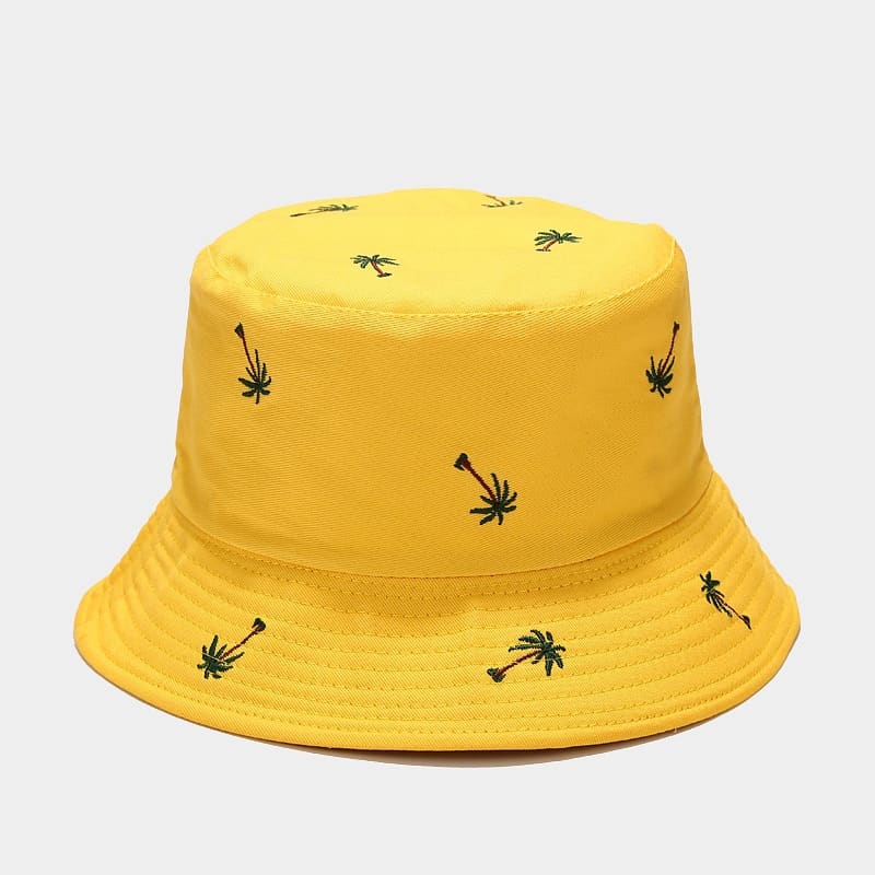 BK00061 Kokosnøtt brodert bøttehatt