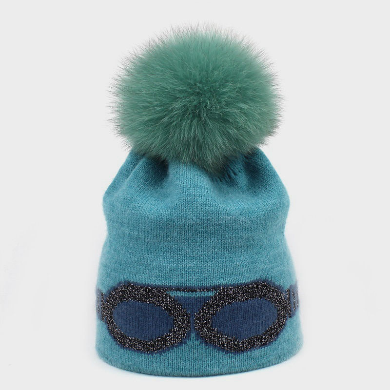 H00095 10% Ull 90% Børstet Garn Voksen Jacquard strikket lue H00095 10% Ull 90% Børstet Garn Voksen Jacquard strikket lue