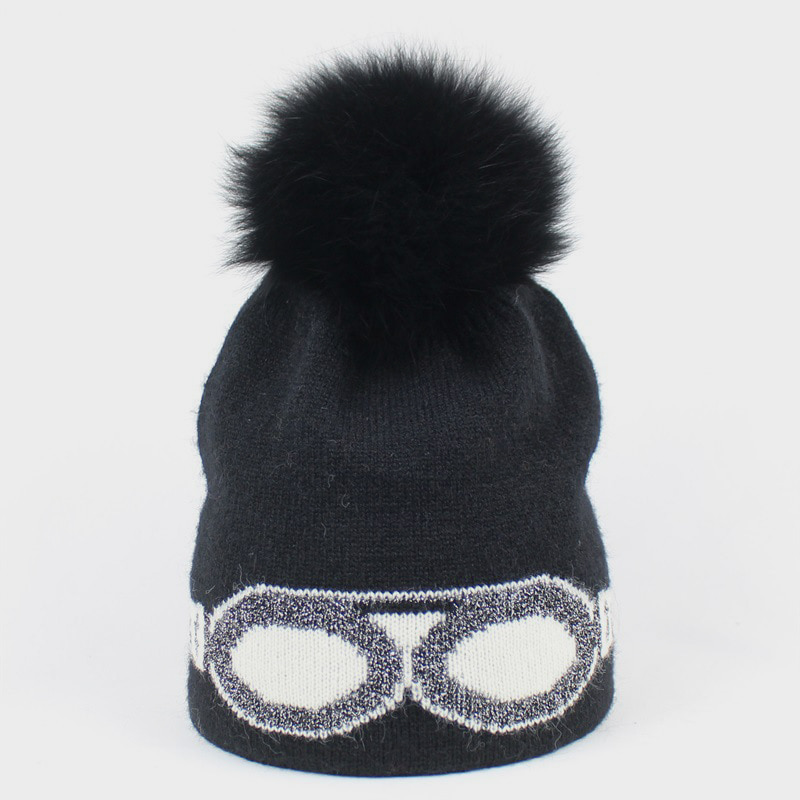 H00095 10% Ull 90% Børstet Garn Voksen Jacquard strikket lue H00095 10% Ull 90% Børstet Garn Voksen Jacquard strikket lue