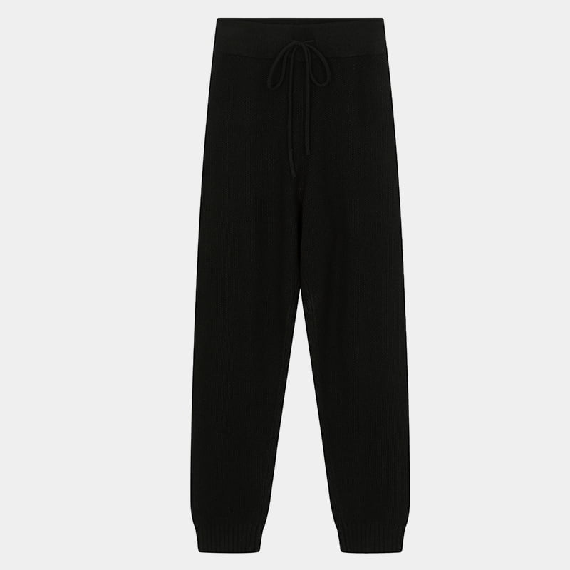 ML2237 Mid waist tykk høy tetthet uformelle strikkebukser