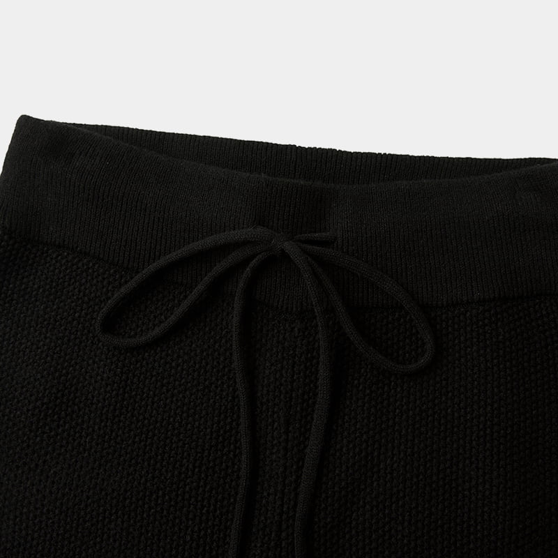 ML2237 Mid waist tykk høy tetthet uformelle strikkebukser ML2237 Mid waist tykk høy tetthet uformelle strikkebukser