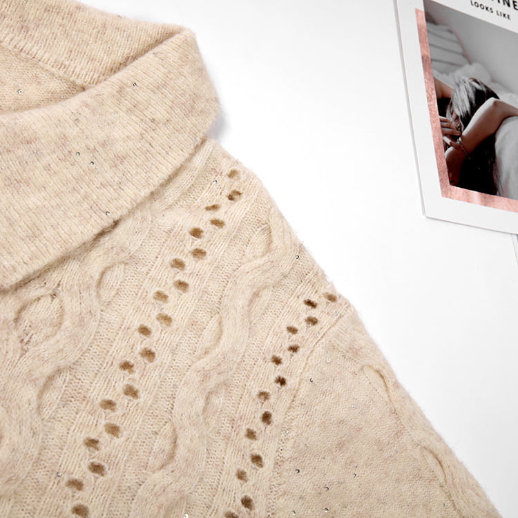 SM-K0012 Vår Høst Polo Lapel Ensfarget Uthult bunnstrikket genser SM-K0012 Vår Høst Polo Lapel Ensfarget Uthult bunnstrikket genser