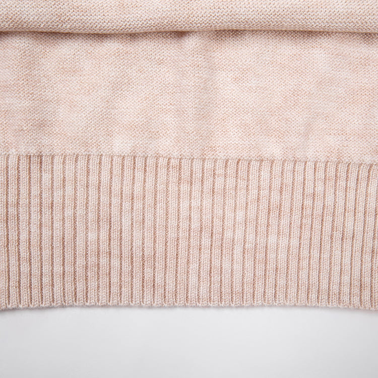 SM-K0042 Løs langermet strikket genser tynn bølget hulstrikket bunnskjorte SM-K0042 Løs langermet strikket genser tynn bølget hulstrikket bunnskjorte