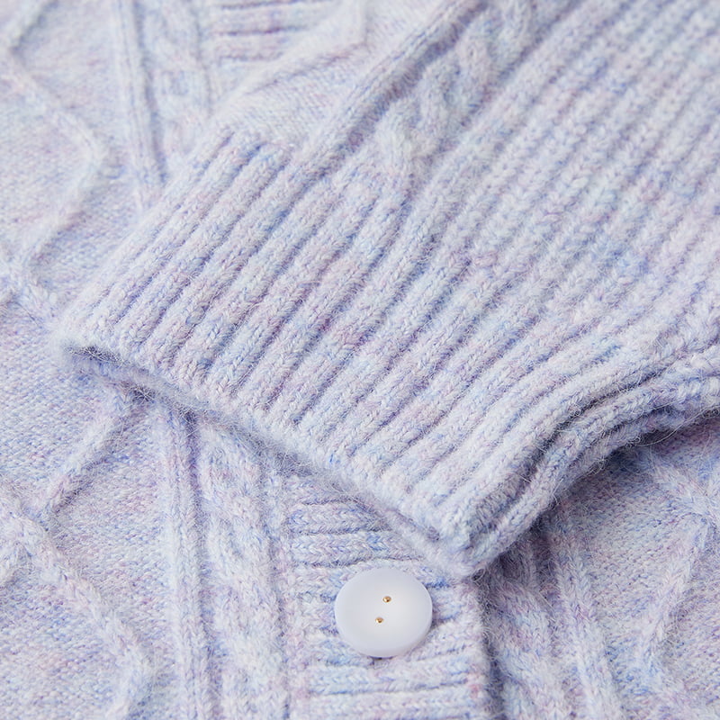 ML2205 French Baby Collar Lady Strikket Cardigan Coat ML2205 French Baby Collar Lady Strikket Cardigan Coat