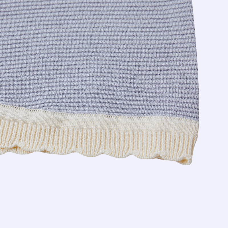 ML2210 fransk dukkekrage perlespenne Kjernespunnet garnstrikket cardigan ML2210 fransk dukkekrage perlespenne Kjernespunnet garnstrikket cardigan