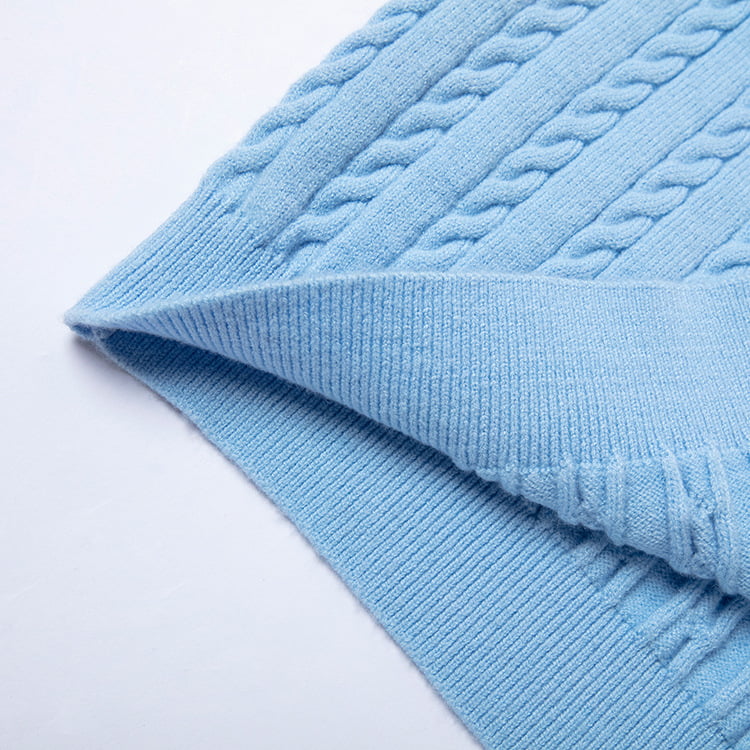 SM-K0035 Langermet solid jacquard-strikket cardigan med rund hals vår og høst SM-K0035 Langermet solid jacquard-strikket cardigan med rund hals vår og høst