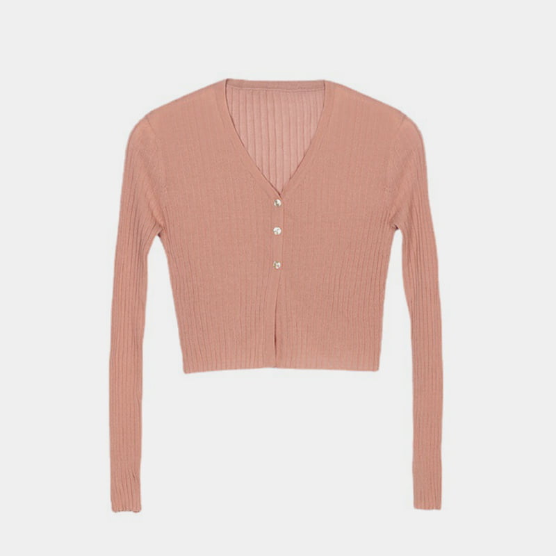 SM-K0005 Vertikal stripe, strikket cardigan i lin, sommerskallknapp for kvinner, solkremjakke