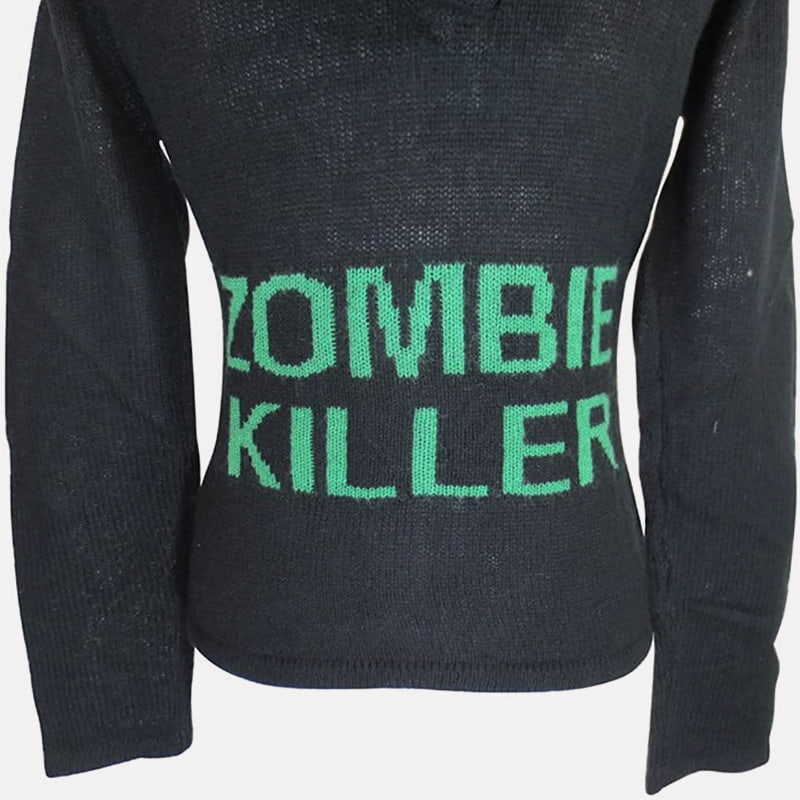 SM-K0098 Strikket genser med hette med monogram Tettstrikket genser SM-K0098 Strikket genser med hette med monogram Tettstrikket genser